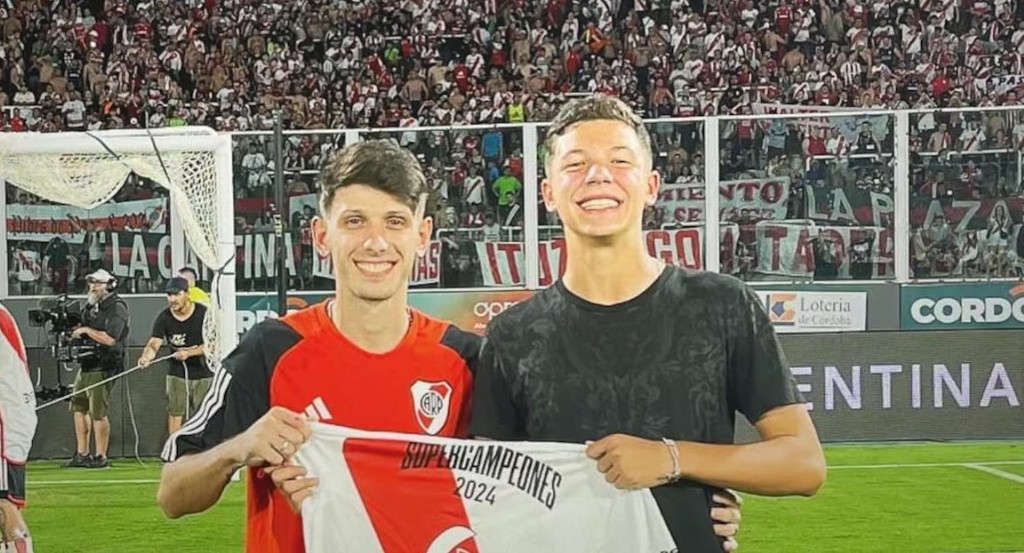 Facundo y Bastián Demichelis en River. Fuente: Instagram