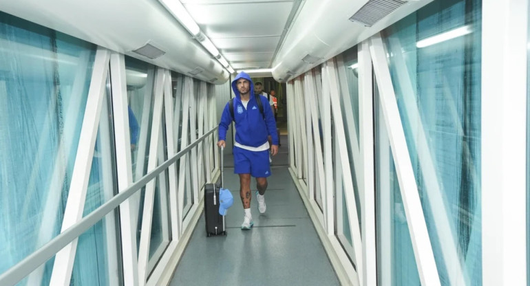 Arribo al país de la Selección argentina. Foto: @Argentina.