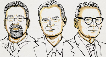 Los ganadores del Nobel de Economía 2024: Daron Acemoglu, Simon Johnson y James Robinson (The Nobel Prize/@NobelPrize)