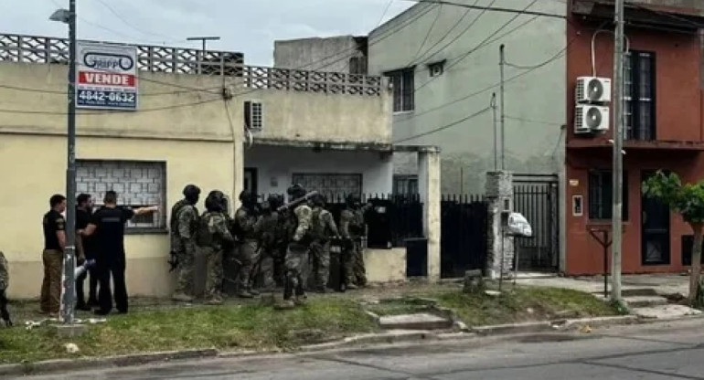 Tragedia en Loma Hermosa, partido de Tres de Febrero. Foto: NA.