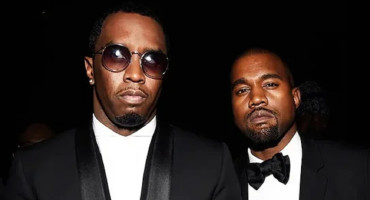 Sean "Diddy" Combs y Kanye West. Foto: NA.