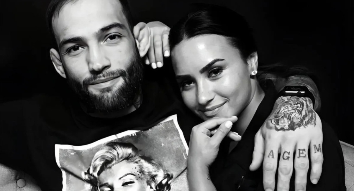 Demi Lovato y Guilherme Vasconcelos vivieron un romance en 2017. Foto: redes sociales.