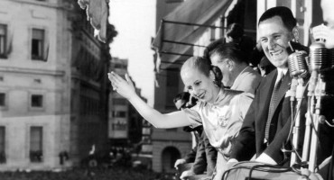 Eva Perón y Juan Domingo Perón.