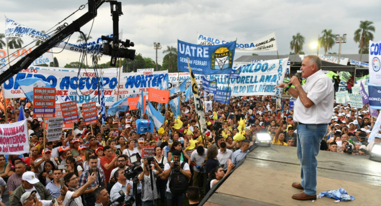 Osvaldo Jaldo, gobernador de Tucumán. Foto: X @OsvaldoJaldo