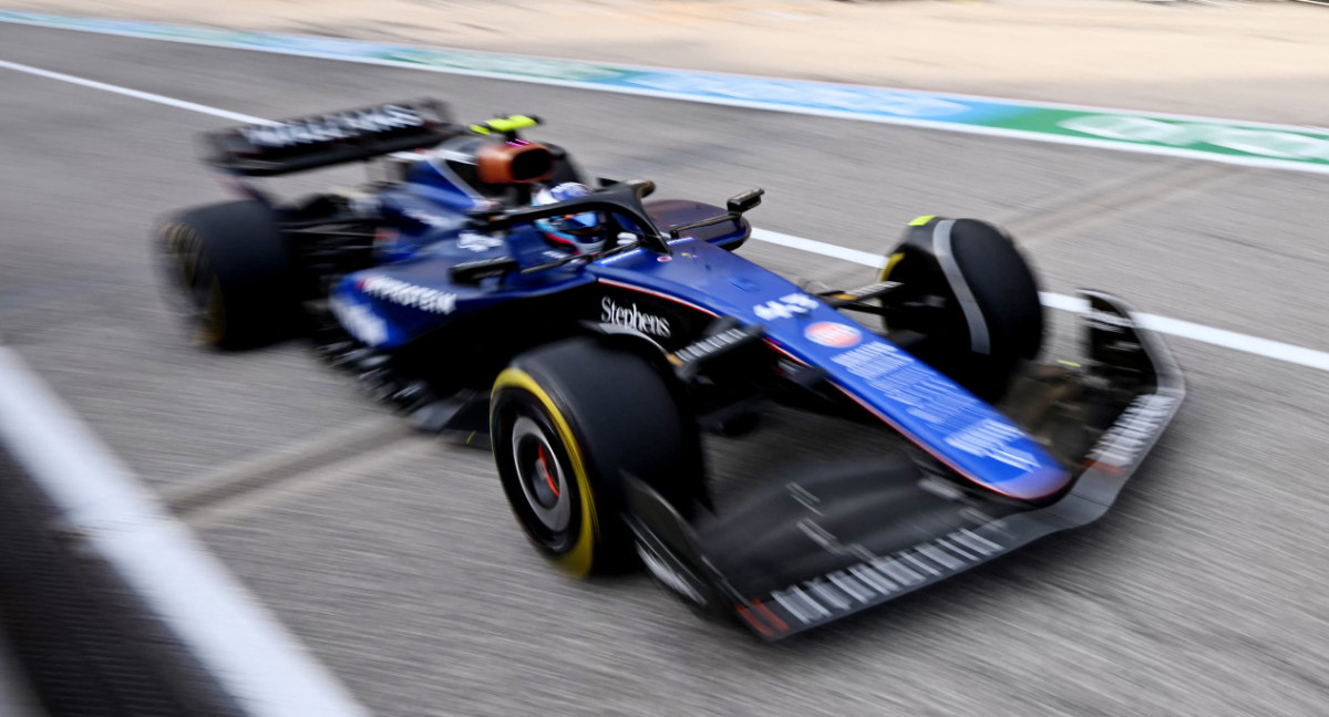 Franco Colapinto en el Gran Premio de Estados Unidos. Foto: Reuters