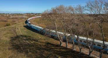 Trenes de larga distancia. Foto: X @TrenesArg.