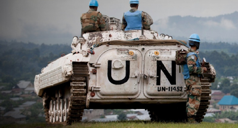 Cascos azules de la ONU (FINUL). Foto: Instagram @unpeacekeeping