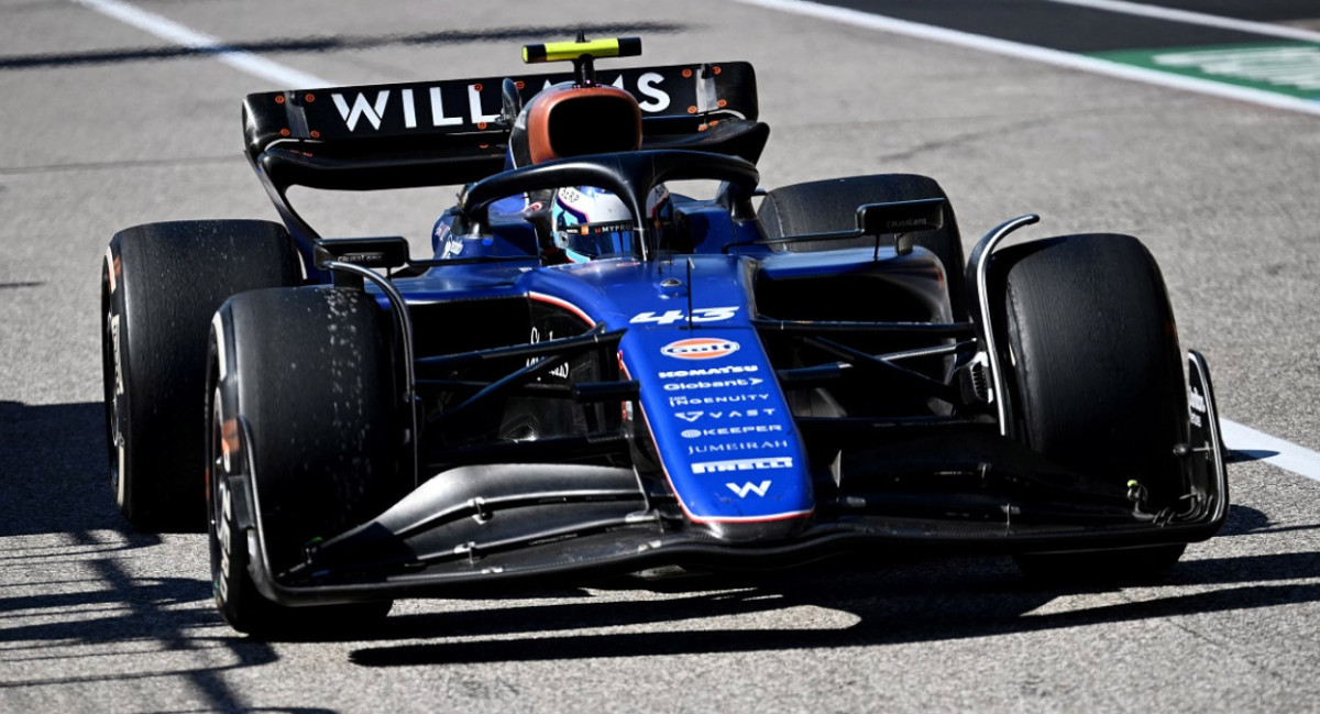 Franco Colapinto en el Gran Premio de Estados Unidos de la Fórmula 1. Foto: Reuters.