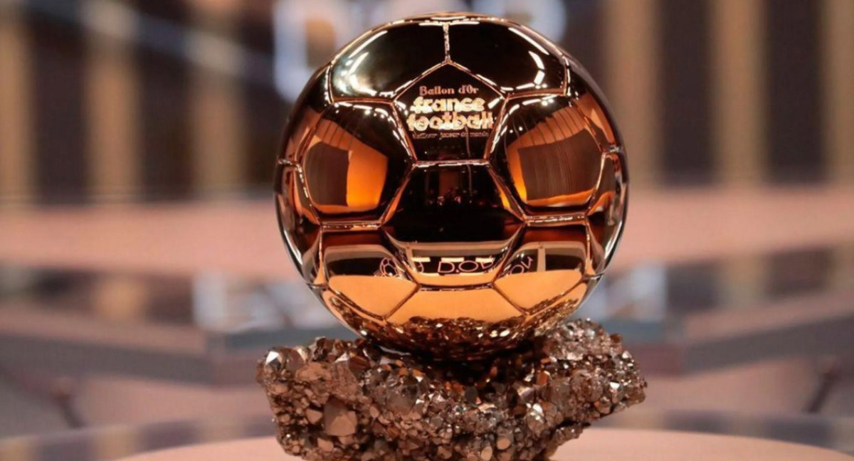 El trofeo del Balón de Oro. Foto: Gentileza France Football.