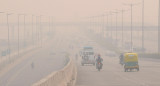 Contaminación en Nueva Delhi, India. Foto: EFE.