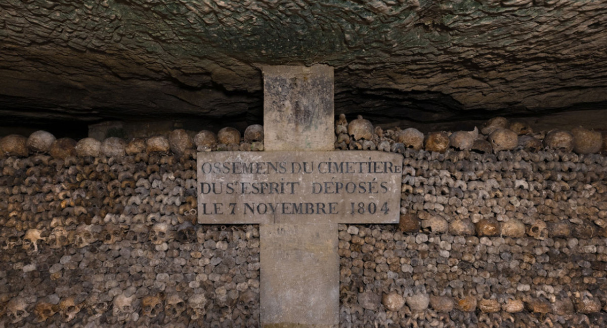 Catacumbas de París. Foto: catacombes.paris.fr.