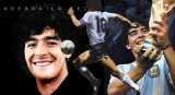 El evento en honor a Diego Maradona. Foto: Noticias Argentinas