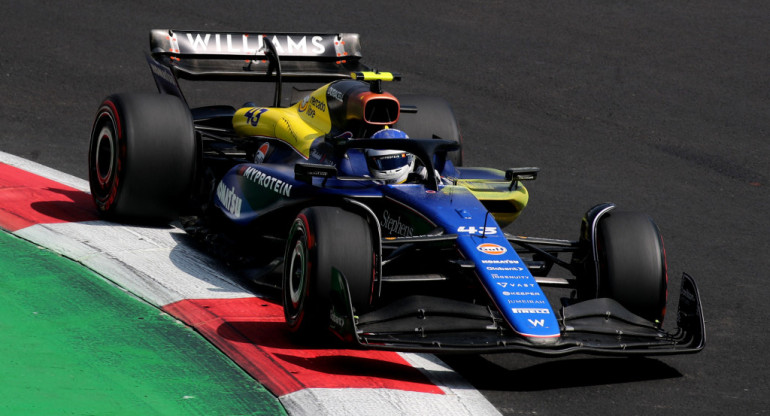 Franco Colapinto en el Gran Premio de México, Fórmula 1. Foto: Reuters.