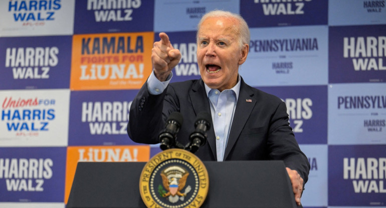 Joe Biden, presidente de Estados Unidos. Foto: Reuters