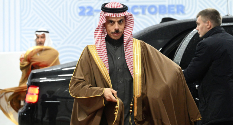 Faisal bin Farhan, ministro de Exteriores de Arabia Saudita. Foto: Reuters.