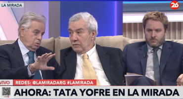 Tata Yofre en La Mirada de Roberto García. Foto: Canal 26