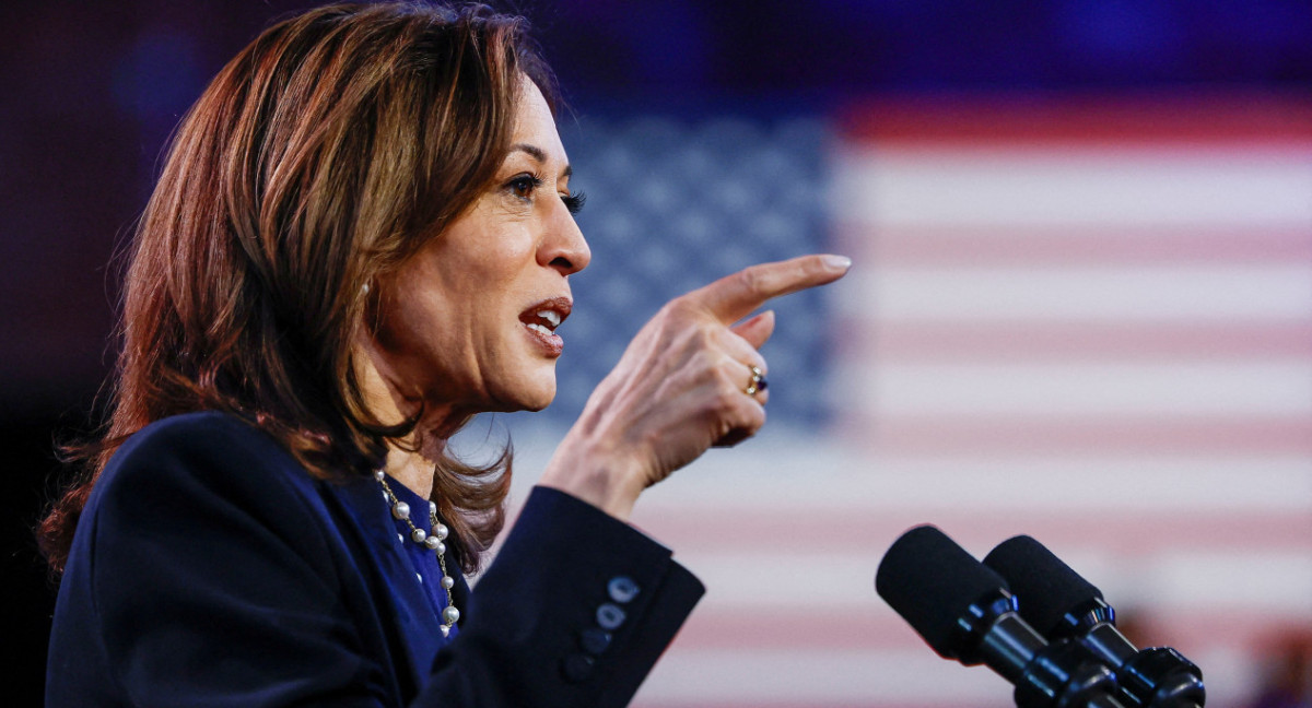 Kamala Harris, candidata demócrata a la Presidencia de Estados Unidos. Foto: Reuters.