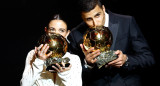 Rodri y Aitana Bonmatí, los ganadores del Balón de Oro. Foto: Reuters.