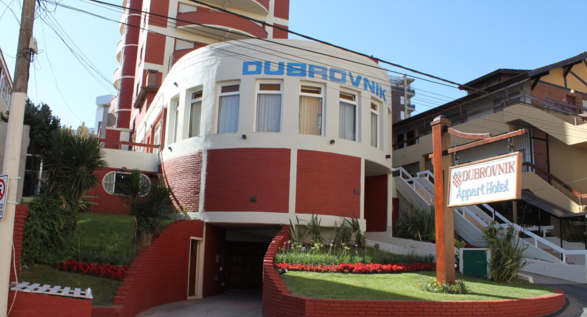 Hotel Dubrovnik, en Villa Gesell. Foto: Turismo Villa Gesell.