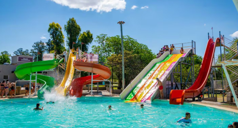 El parque acuático en el que falleció la nena. Foto: Cocoguana.