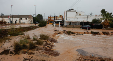 Tornado en Valencia, España. Foto: REUTERS.