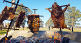 Ireneo Portela tiene uno de los mejores asados a la estaca de Buenos Aires. Foto: NA