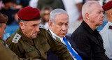 Benjamín Netanyahu junto a altos mandos del Ejército de Israel. Foto: REUTERS.