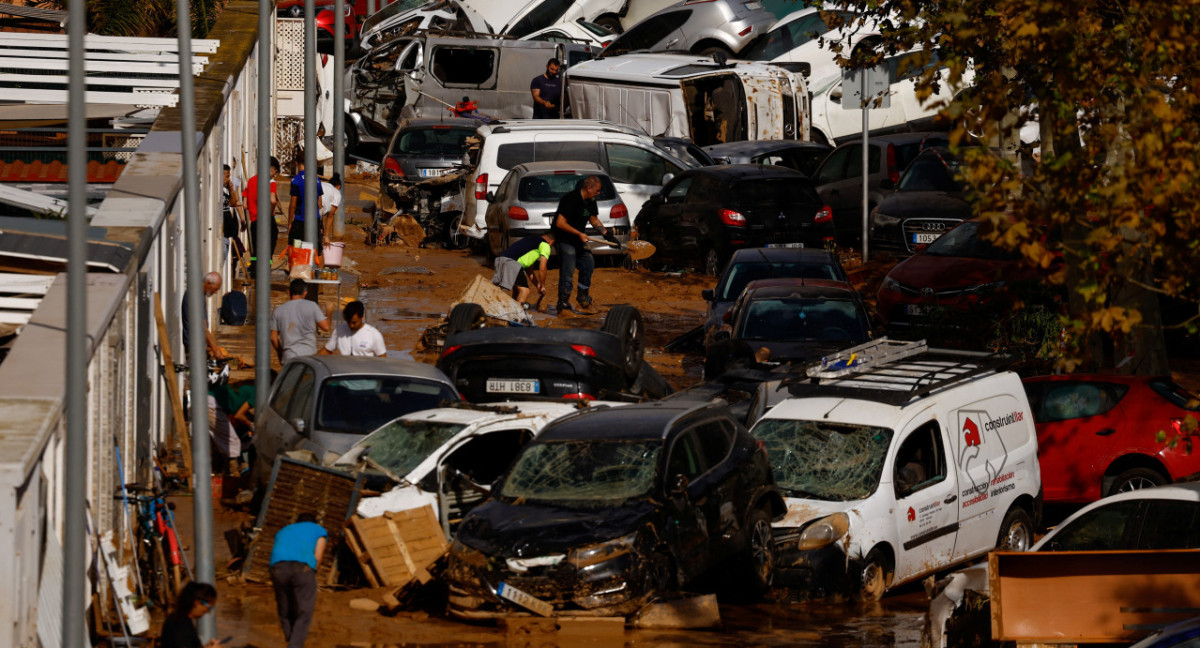 Inundaciones en Valencia, España. Foto: Reuters.