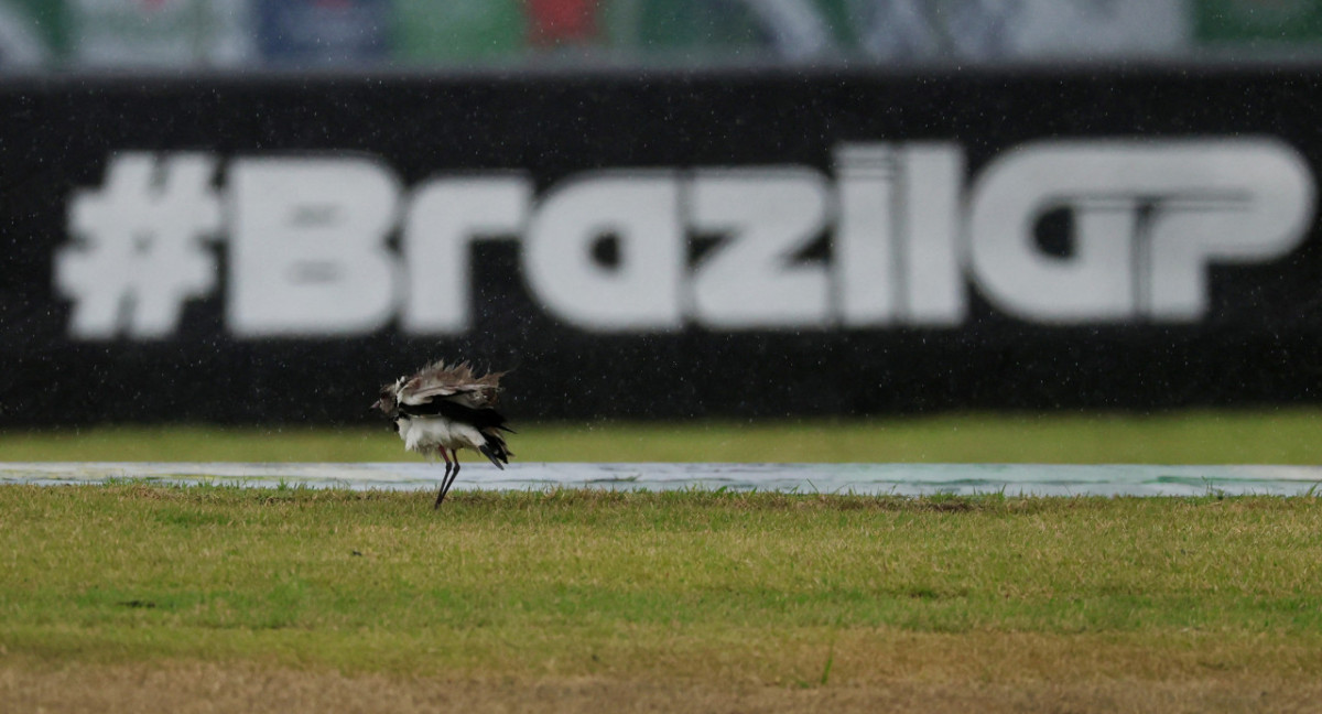 Lluvias en Intergalos, Gran Premio de Brasil. Foto: Reuters