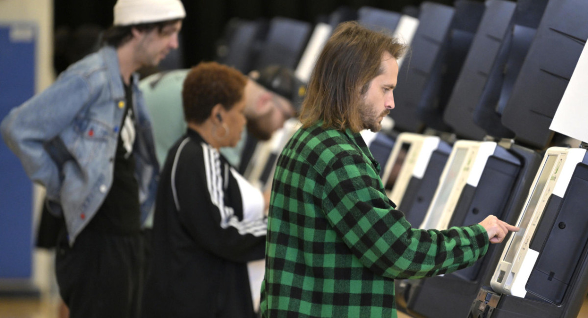 Centros de votación en Estados Unidos. Foto: EFE.