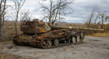 Guerra Rusia-Ucrania; tanques de guerra. Foto: Reuters.