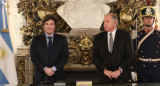 Gerardo Werthein y Javier Milei. Foto: Presidencia.