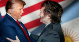 Javier Milei junto a Donald Trump. Foto: X/@JMilei.