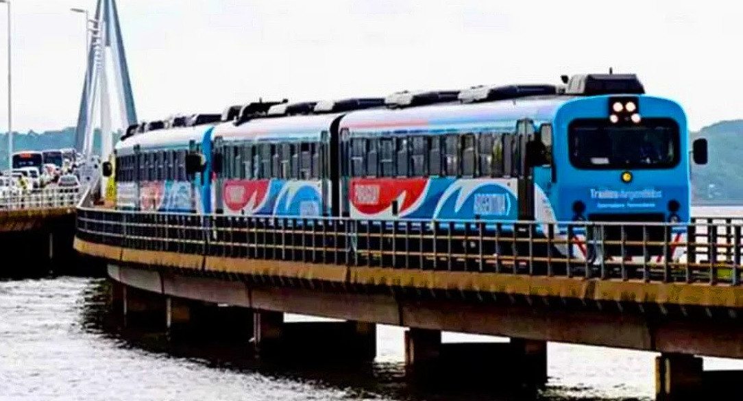 El Tren Internacional Posadas Encarnación. Foto: NA