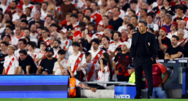 Marcelo Gallardo, entrenador de River. Foto: Reuters.