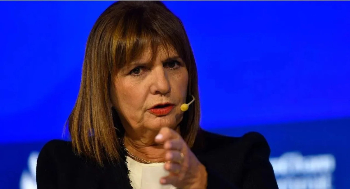 La ministra de Seguridad, Patricia Bullrich. Foto: NA.