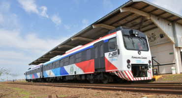 El Tren Internacional de Posadas-Encarnación. Foto: Gentileza Trenes Argentinos.