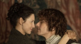 Claire y Jamie, Outlander. Foto Instagram @outlander_starz Todos los libros de Outlander