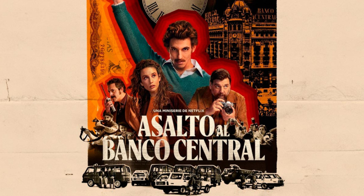 "Asalto al Banco Central", la nueva miniserie española. Foto: Gentileza Netflix.