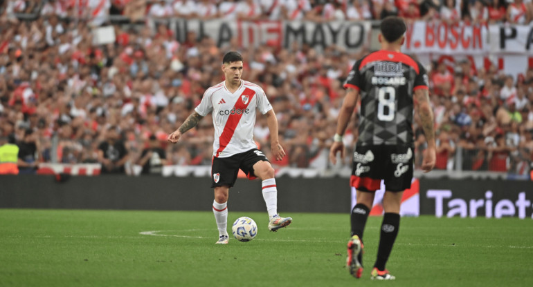 River recibe a Barracas Central por la Liga Profesional de Fútbol. Foto: X @RiverPlate