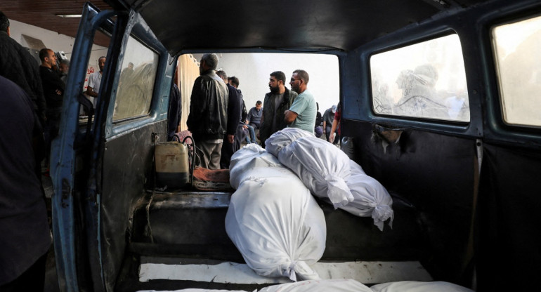 Víctimas de Gaza. Foto: Reuters.