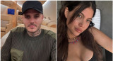 Mauro Icardi y Wanda Nara. Fotos: Instagram.