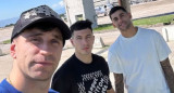 Emiliano Martínez, Lisandro Martínez y Cuti Romero. Foto: Instagram @emi_martinez26