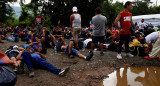 Migrantes en la ciudad de Chiapas. Foto: Reuters.