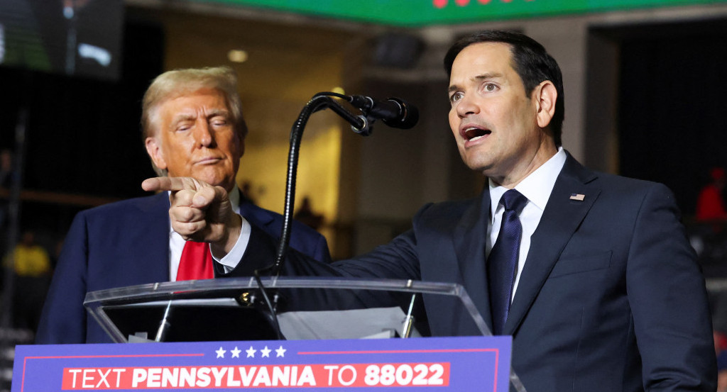 Marco Rubio y Donald Trump. Foto: Reuters.