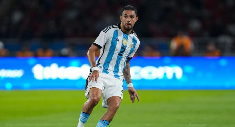 Facundo Medina en la Selección argentina. Foto: NA.