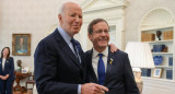 Joe Biden e Isaac Herzog. Foto: EFE.