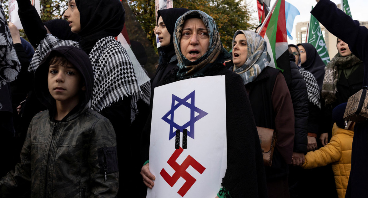 Protesta contra Israel. Foto: Reuters