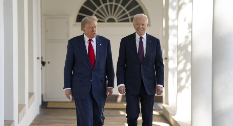 Donald Trump y Joe Biden. Foto: EFE.