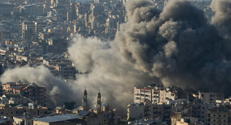 Ataques de Israel contra Hezbollah en el Líbano. Foto: Reuters.